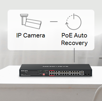 TP-Link MS128GP - Mercusys MS128GP 28 Port Gigabit Switch Steel Case 24x PoE+