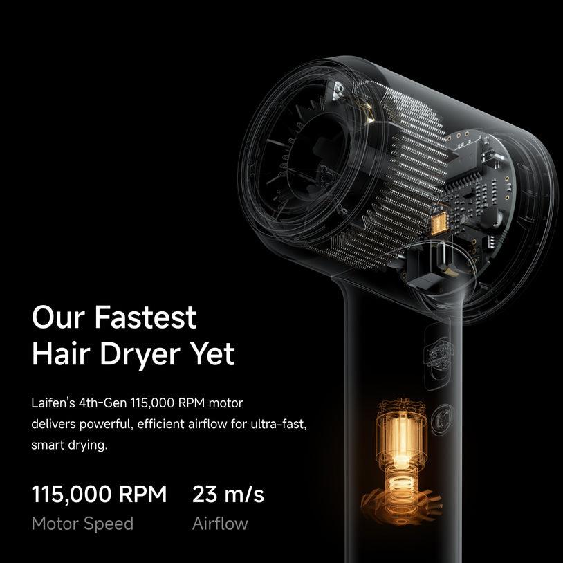 1HD51-S-AU-DG-001 - Laifen Swift 4 High-Speed Hair Dryer Titanium
