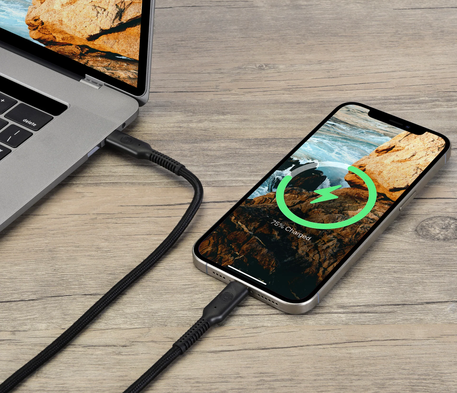 ELK-04523-R - Bonelk Long-Life Easy-Grip USB-C to USB-C, 240W/40Gbps 8K -1.5m (Black)