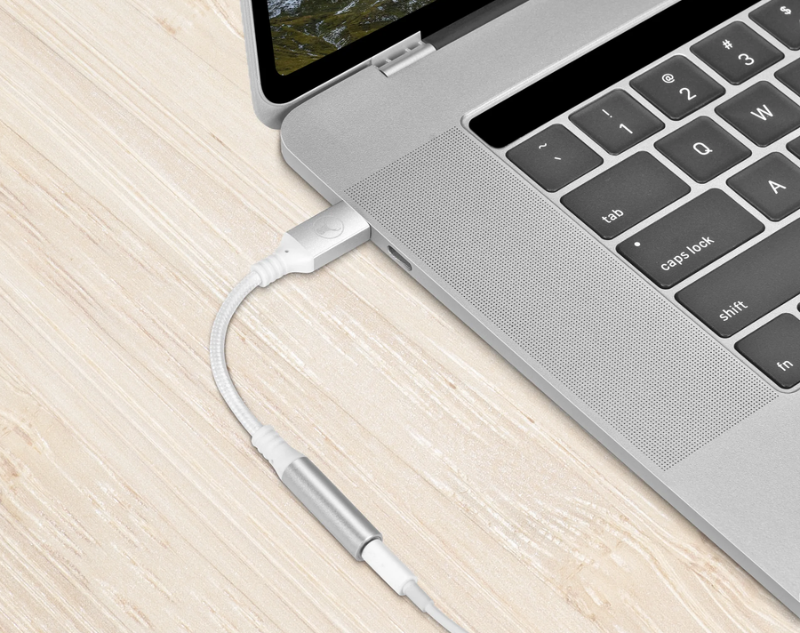 ELK-80076-R - Bonelk USB-C auf 3,5mm Audio-Adapter, langlebig (Weiß)