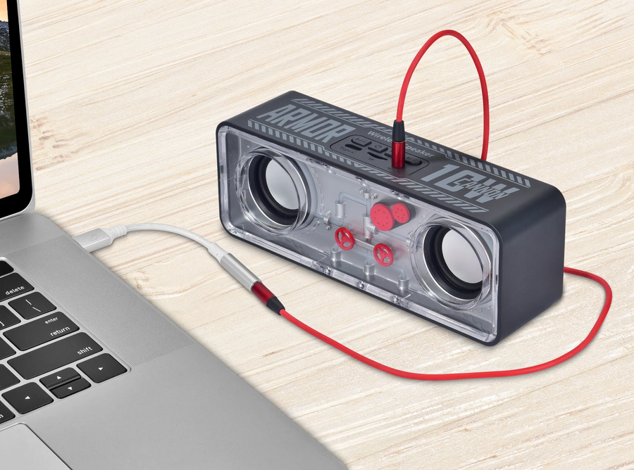 ELK-80076-R - Bonelk USB-C auf 3,5mm Audio-Adapter, langlebig (Weiß)