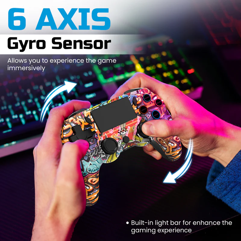 PMNCG - Playmax PS4 / PC Wireless Controller (Graffiti)