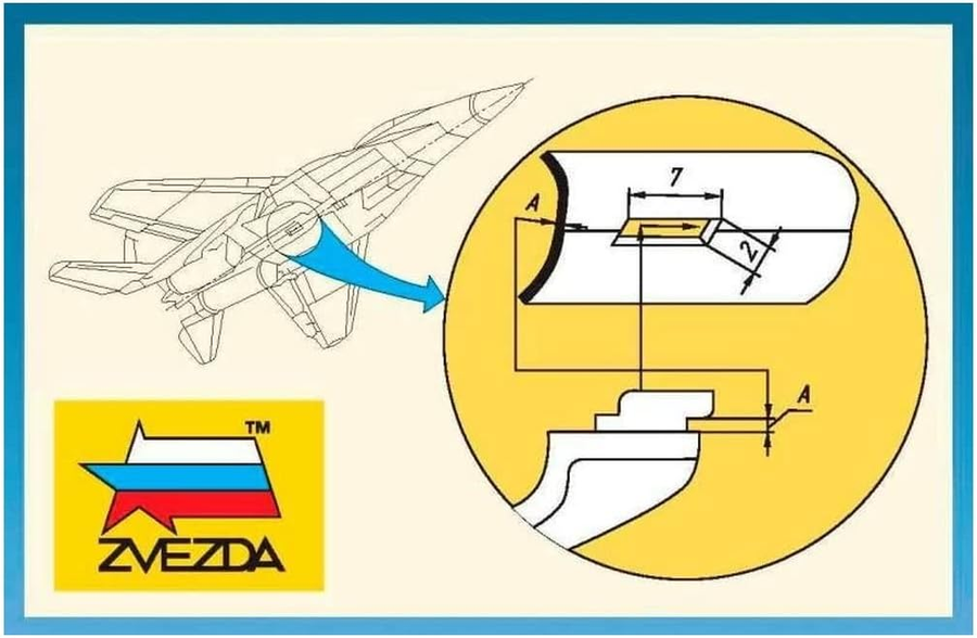 Zvezda Z7235 - ZVEZDA  AIRPLANE STANDS