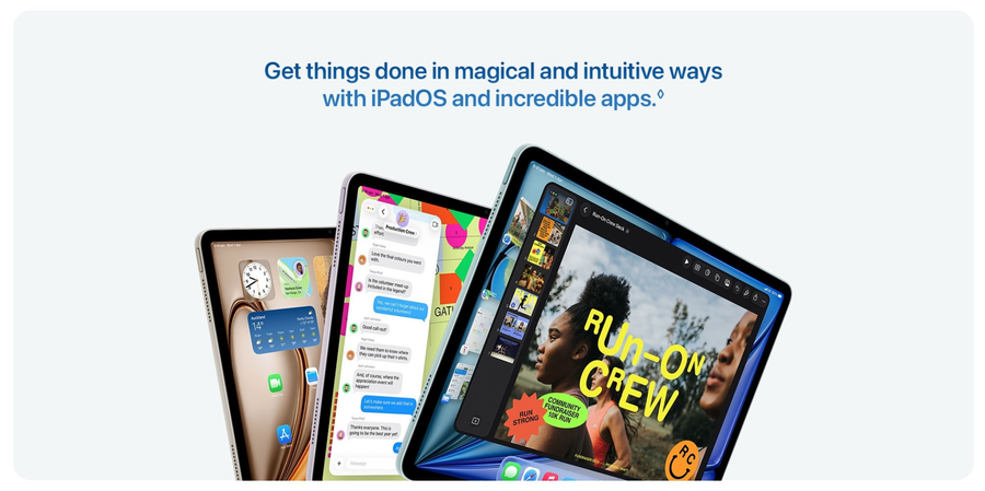 MH9J4X/A - Apple 13-inch iPad Air (M4) Wi-Fi + Cellular 256GB - Blue