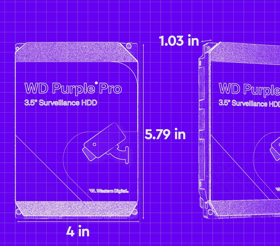 Western Digital WD241PURP - WD Purple Pro 24TB SATA 3.5" 7200RPM 512MB Surveillance HDD