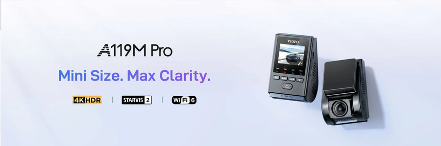 A119M PRO - VIOFO DASHCAM 4K A119M PRO FRONT-DVR MIT GPS & WIFI6