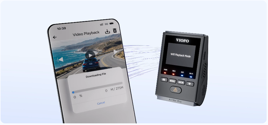 A119M PRO - VIOFO DASHCAM 4K A119M PRO FRONT-DVR MIT GPS & WIFI6