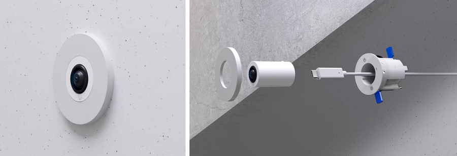 Ubiquiti UACC-AI-THETA-PRO-PFM-CAMERA - UniFi Protect Professional flush mount for AI Theta Pro Lenses