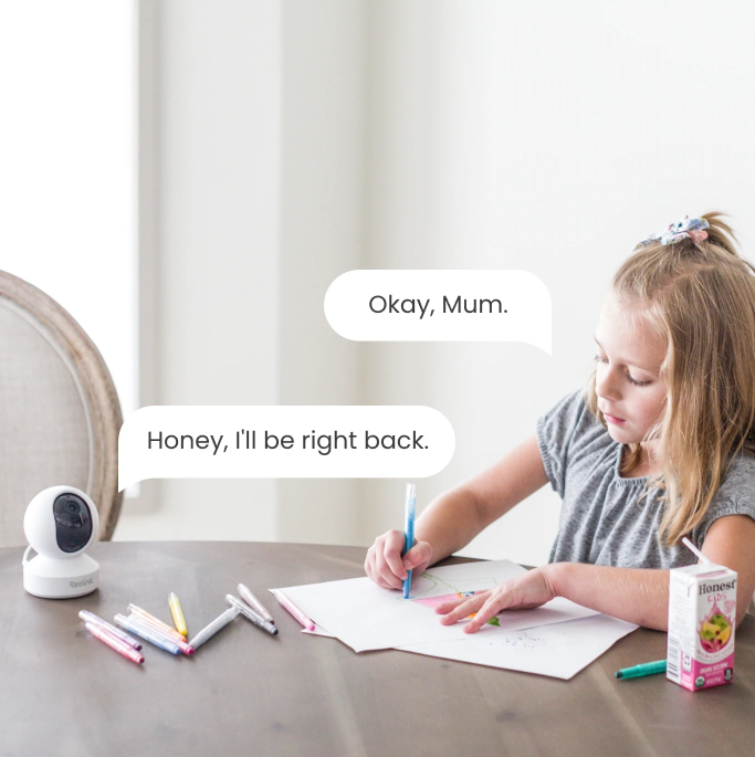 E1-ZOOM - Reolink 8MP Indoor PTZ Wi-Fi Camera 2.4 5 GHz Dual-Band WiFi up to 512GB MicroSD Range
