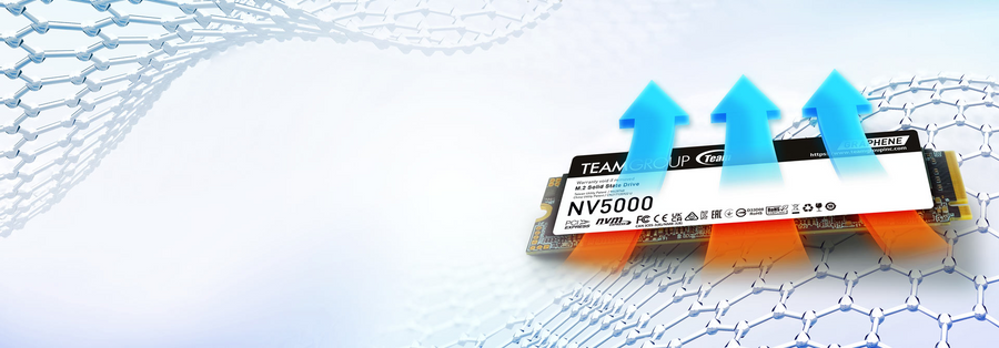 TM8FGM001T0C101 - TEAM NV5000 M.2 PCIe 4.0 x 4 1TB NVME SSD R/W 4500/1900 MBS/s