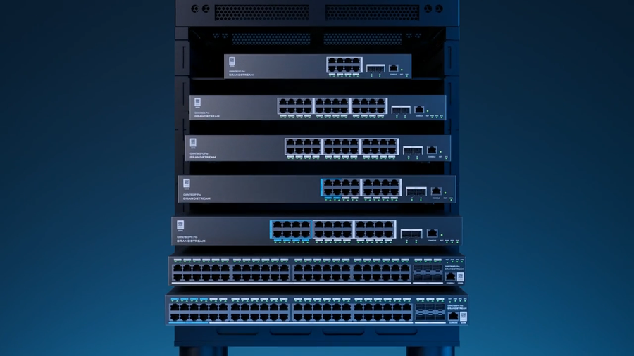Grandstream GWN7803PH-PRO - GWN7803PH Pro Enterprise Layer 2+ Managed 24 Port 400 Watt PoE++ Switch with 2 x SFP+  Hardware