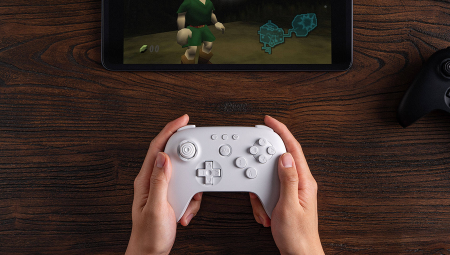 8Bitdo 64 Bluetooth   Wireless Controller (Grey) Switch, Switch 2, PC and Android