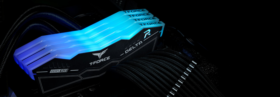 FF3D516G5600HC40BDC01 - TEAMGROUP DELTA RGB 16G (2x8GB) 5600 DDR5 DESKTOP MEMORY
