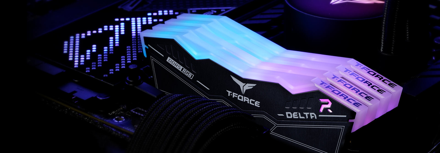 FF3D516G5600HC40BDC01 - TEAMGROUP DELTA RGB 16G (2x8GB) 5600 DDR5 DESKTOP MEMORY