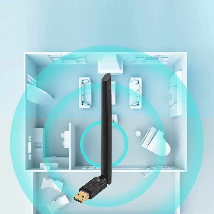Cruxtec Bluetooth 6.0 Long Range USB Adapter - Enhanced Data Rate