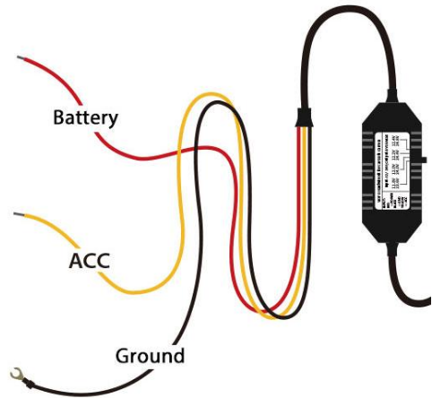 HK4 - VIOFO 3-ADRIGES ACC-DAUERSTROMKABEL FÜR A229 / A119 MINI / T130-2CH