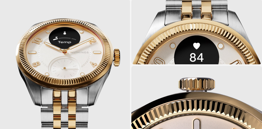 HWA10-model-11 - Withings ScanWatch Nova - Brilliant Edition (Gold Silver)
