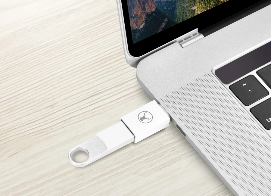 ELK-80071-R - Bonelk USB-C to USB-A 3.0 Adapter (White)