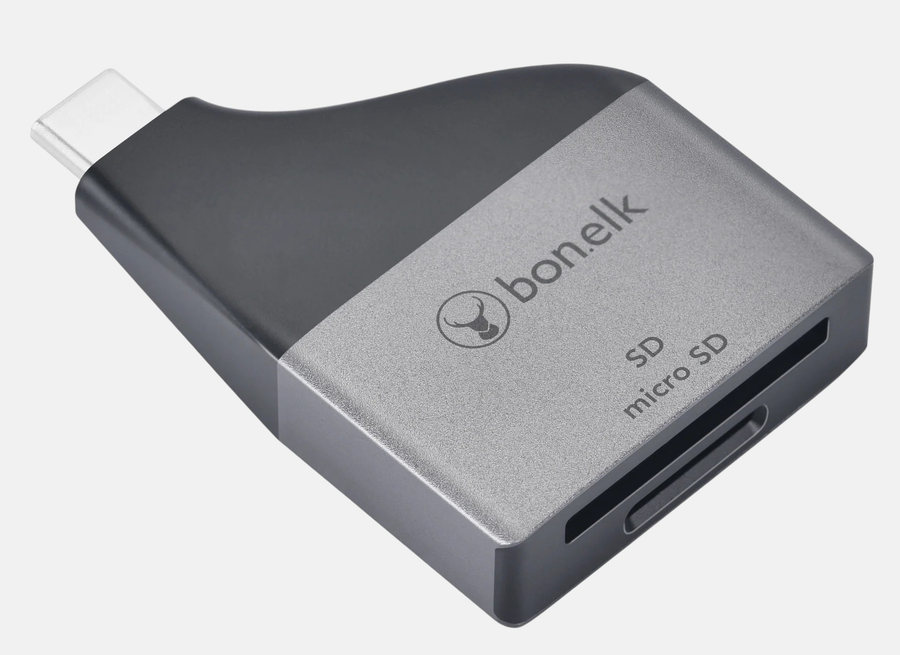 ELK-80078-R - Bonelk USB-C to MicroSD/SD Adapter (Space Grey)