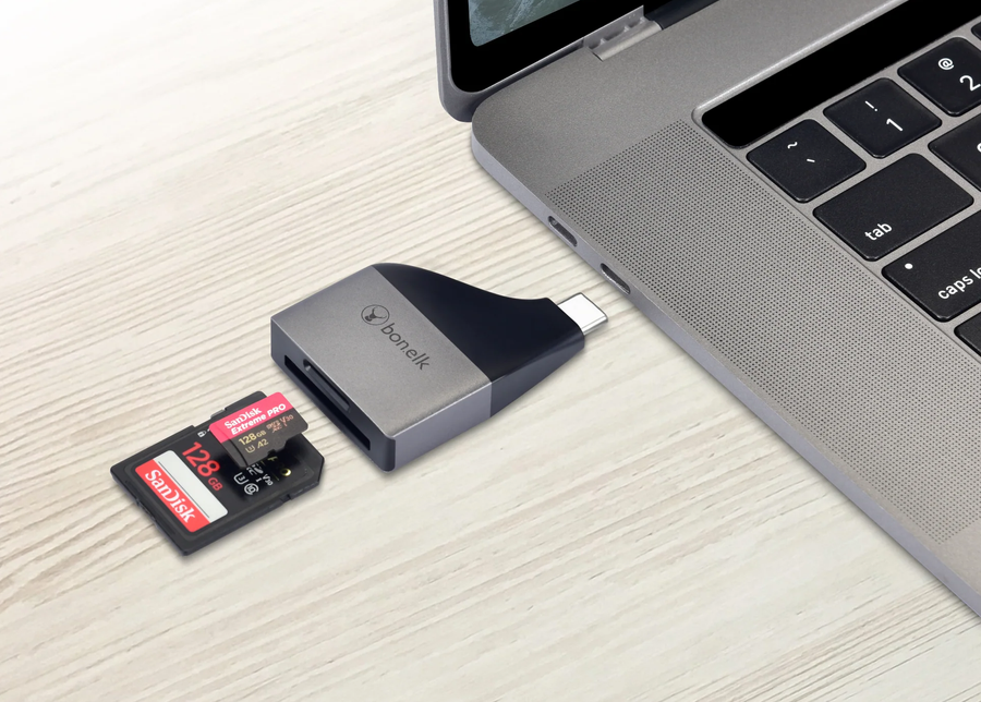 ELK-80078-R - Bonelk USB-C to MicroSD/SD Adapter (Space Grey)