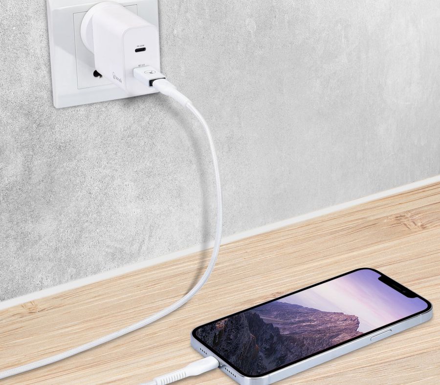 ELK-80070-R - Bonelk USB-A-auf-USB-C-3.0-Adapter (Weiß)