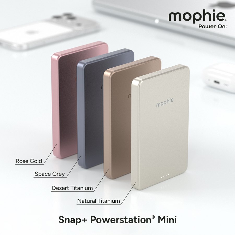 ZAGG 401120521 - mophie Snap+ Powerstation Mini 5K mag, Space Grey (WL 15W, 1C 20W)