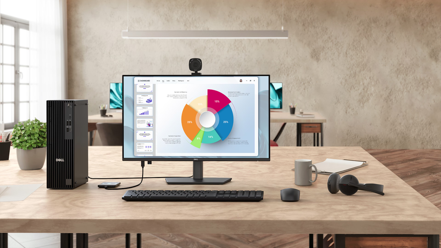 P2426H - DELL P-SERIES 24" (16:9) IPS 1920X1080 FHD HDMI DP USB TYPE-A/B USBC USB HUB H/ADJ 3YR