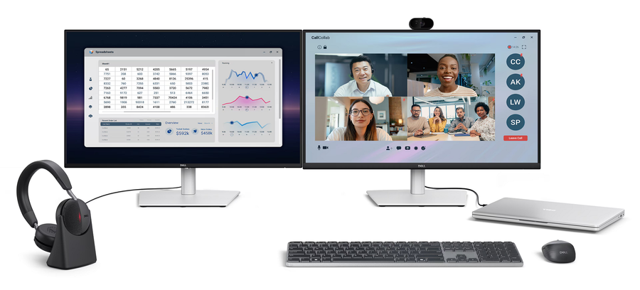 P2726DEB - DELL P-SERIES 27" (16:9) IPS 2560x1440 USBHUB KVM SWITCH HDMI DP USB-A/B/C H/ADJ 3YR