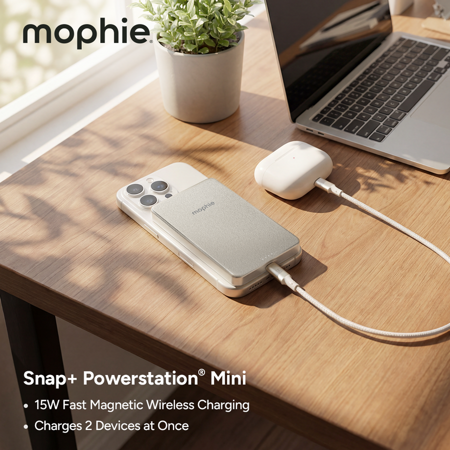 ZAGG 401120521 - mophie Snap+ Powerstation Mini 5K mag, Space Grey (WL 15W, 1C 20W)