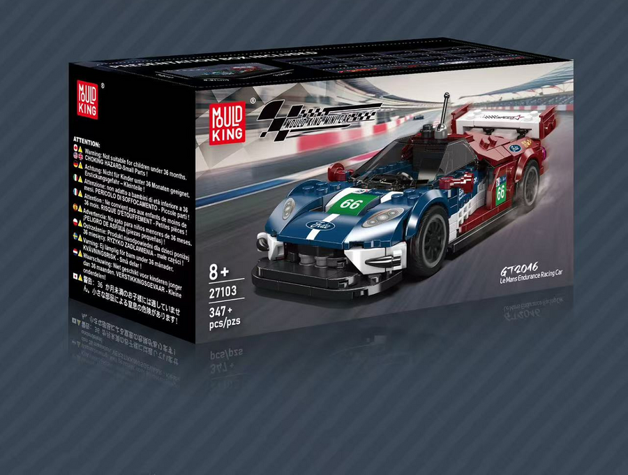 MOULD KING MK27103 - MK: LEMANS ENDURANCE CAR + SHOWCASE