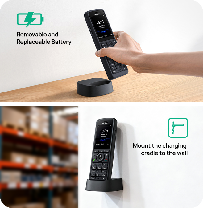 Yealink 1302034 - W59R PRO Rugged DECT Handset
