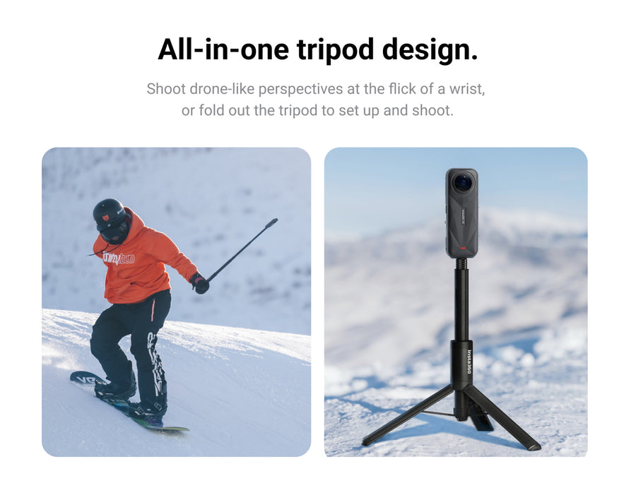 6970357852338 - Insta360 2-in-1 Invisible Selfie Stick + Tripod