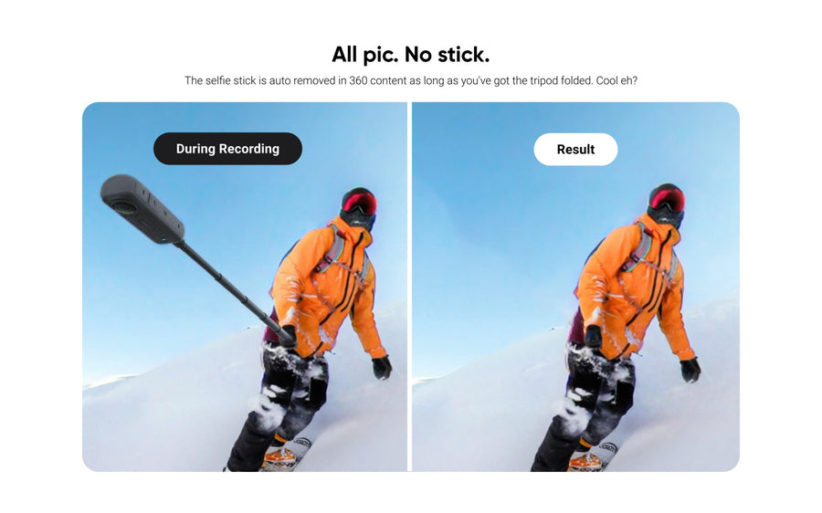 6970357852338 - Insta360 2-in-1 Invisible Selfie Stick + Tripod