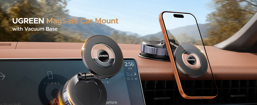 UG-75666 - UGREEN Suction Cup Magnetic Phone Mount