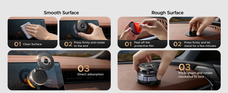 UG-75666 - UGREEN Suction Cup Magnetic Phone Mount