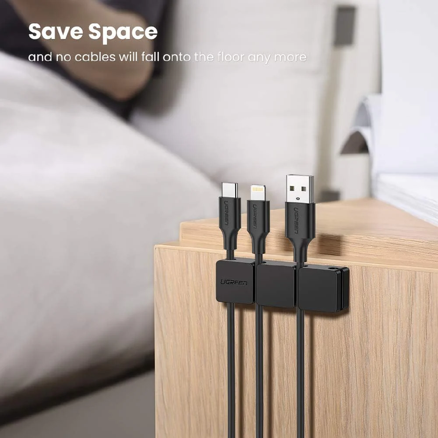 UG-70585 - UGREEN Cable Holder Clips (3+1 Combination) (Black)