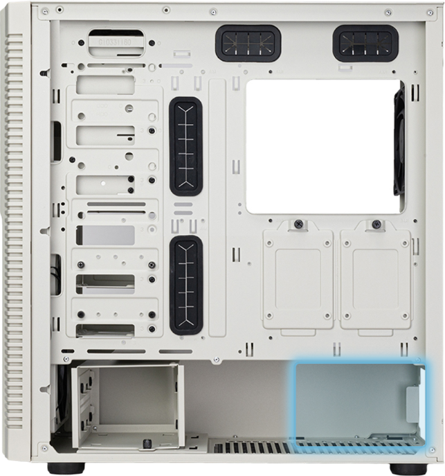 SST-FLP02W - SilverStone FLP02W Retro-inspired Tower Chassis