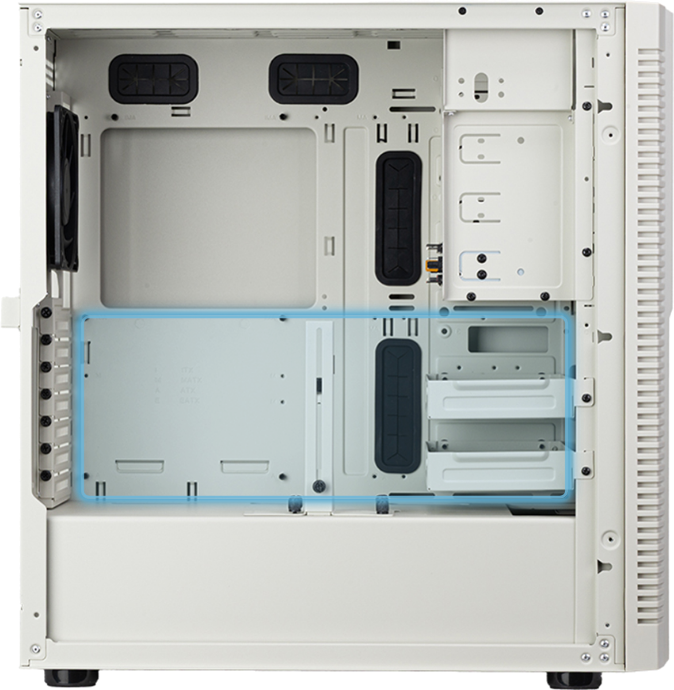 SST-FLP02W - SilverStone FLP02W Retro-inspired Tower Chassis