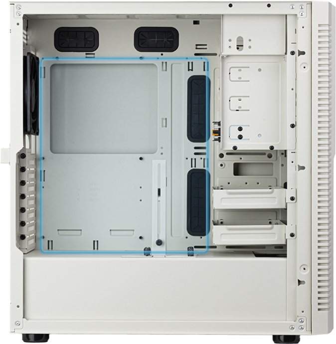 SST-FLP02W - SilverStone FLP02W Retro-inspired Tower Chassis