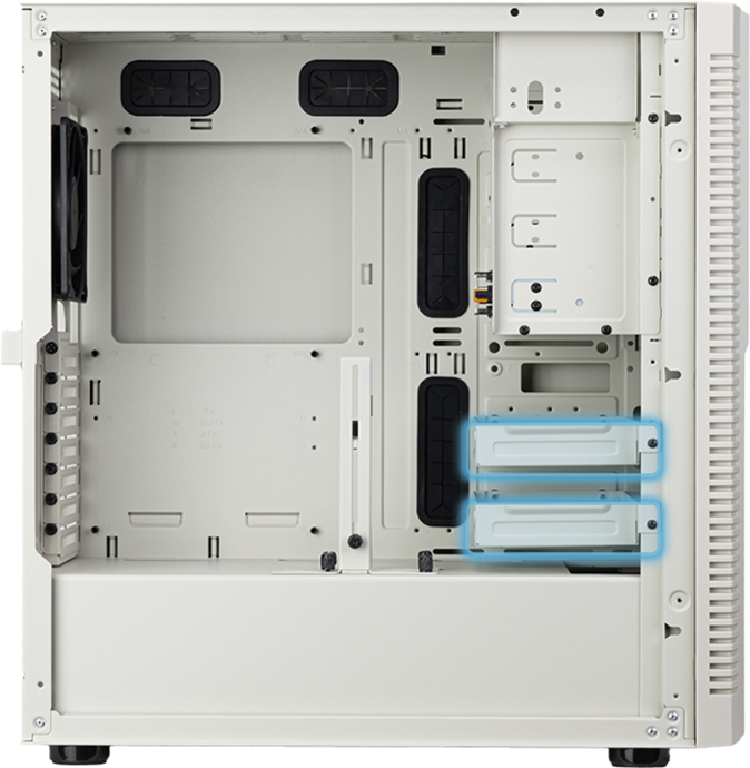 SST-FLP02W - SilverStone FLP02W Retro-inspired Tower Chassis