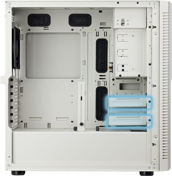 SST-FLP02W - SilverStone FLP02W Retro-inspired Tower Chassis