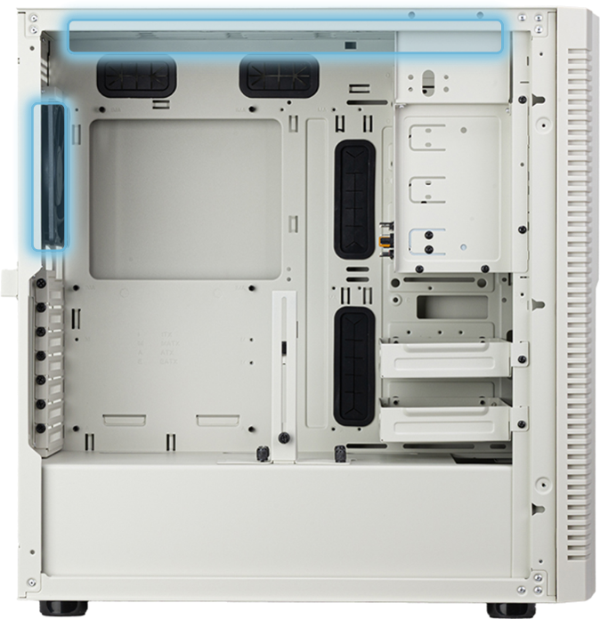 SST-FLP02W - SilverStone FLP02W Retro-inspired Tower Chassis