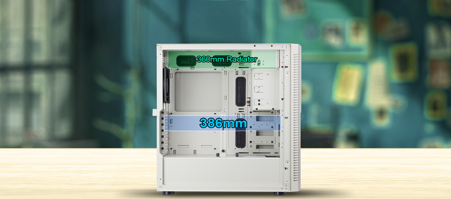 SST-FLP02W - SilverStone FLP02W Retro-inspired Tower Chassis