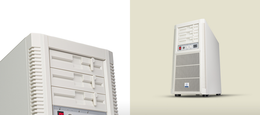 SST-FLP02W - SilverStone FLP02W Retro-inspired Tower Chassis