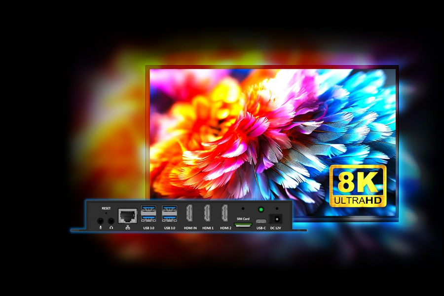 Qbic BXP-350 - Advanced ARM 8K Digital Signage Player