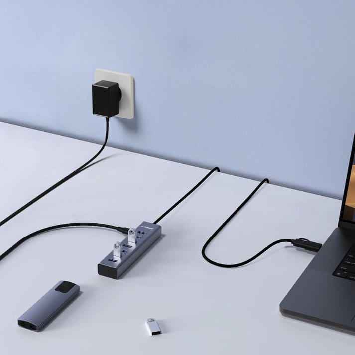 MB-HUB788 - mbeat 7-Port USB Hub with Dual USB-A & USB-C Connector