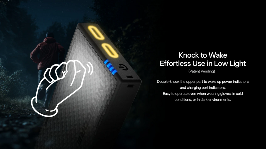 NB10000-G4 - NITECORE 10;000MAH POWER BANK GEN4 ULTRA LIGHTWEIGHT CARBON FIBER ENERGY BRICK