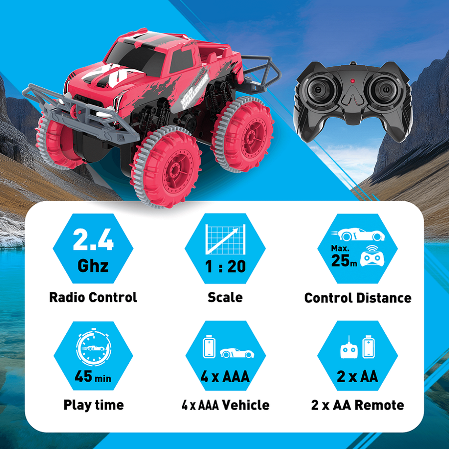 Silverlit EXOST WILD CHALLENGER X Drives on both land and water For Ages 5+!