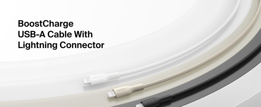 Belkin CAA019FQ1MBK - BOOSTCHARGE USB-A-LTG CONNECTOR 1M - BLK