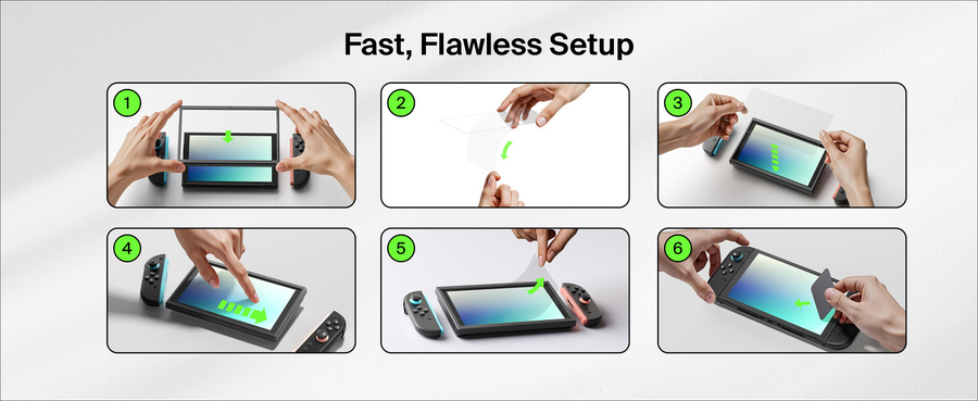 Belkin ENA004FQ - Tempered Glass Anti Reflective Switch 2